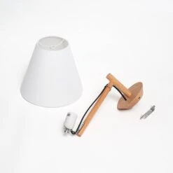 Jinda Wandleuchte White/Oak - Lucande 13 Jinda Wandleuchte White/Oak - Lucande -Lucande 4251096593372 7