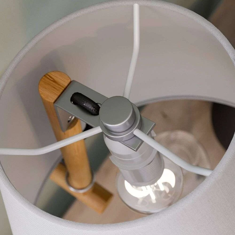 Jinda Wandleuchte White/Oak - Lucande 7 Jinda Wandleuchte White/Oak - Lucande – Bild 7