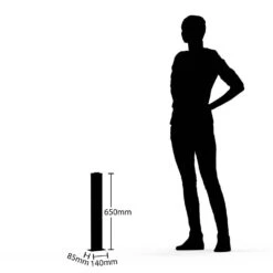 Virgalia LED Garten Leuchte H65 W/Sensor Graphite - Lucande -Lucande 4251096594560 5