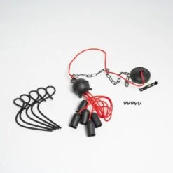 Jorna 5 Pendelleuchte Black/Red - Lucande -Lucande 4251911701876 7