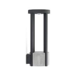 Overa LED Außen Wandleuchte Dark Grey - Lucande