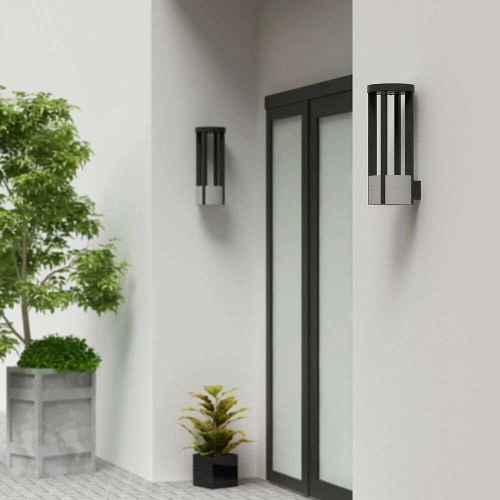 Overa LED Außen Wandleuchte Dark Grey - Lucande 2 Overa LED Außen Wandleuchte Dark Grey - Lucande – Bild 2