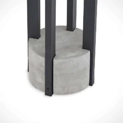 Kalisa Round Garten Leuchte H68 Dark Grey - Lucande -Lucande 4251911703504lucande overa wegeleuchte rund e274