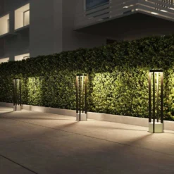 Kalisa Round LED Garten Leuchte H68 Dark Grey - Lucande -Lucande 4251911703511lucande overa led wegeleuchte rund4