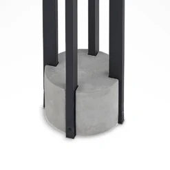 Kalisa Round LED Garten Leuchte H68 Dark Grey - Lucande -Lucande 4251911703511lucande overa led wegeleuchte rund5