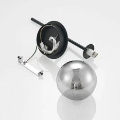 Wynina 1 Wandleuchte Black/Smoke - Lucande -Lucande 42519117044337