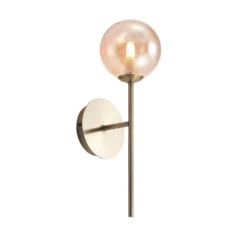 Wynina 1 Wandleuchte Brass/Amber - Lucande