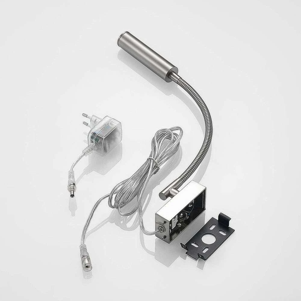 Anaella LED Wandleuchte D47 Nickel - Lucande 6 Anaella LED Wandleuchte D47 Nickel - Lucande – Bild 6