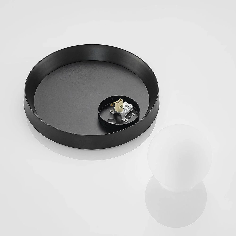 Andelina Wandleuchte Black/Opal - Lucande 8 Andelina Wandleuchte Black/Opal - Lucande – Bild 8