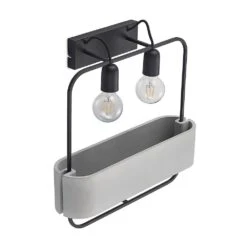 Teona Wandleuchte Black/Grey - Lucande -Lucande 4251911719833 8