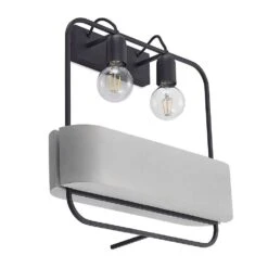 Teona Wandleuchte Black/Grey - Lucande -Lucande 4251911719833 9