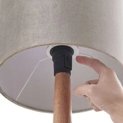 Heily Cylinder High Tischleuchte Grey - Lucande -Lucande 4251911723649 5