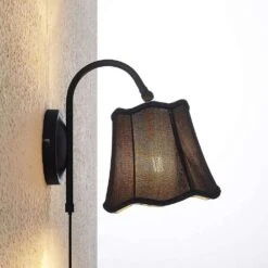 Binta Wandleuchte Silver Black - Lucande -Lucande 4251911726008 5