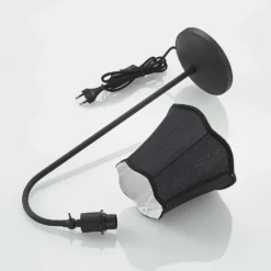 Binta Tischleuchte Silver Black - Lucande -Lucande 4251911726039 8