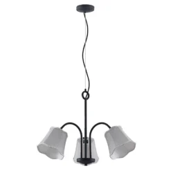 Binta 3 Pendelleuchte Silver Grey - Lucande -Lucande 4251911726145 9