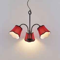 Binta 3 Pendelleuchte Silver Rust - Lucande -Lucande 4251911726183 5