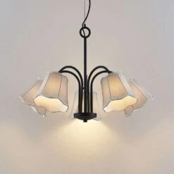 Binta 5 Pendelleuchte Silver Grey - Lucande -Lucande 4251911726206 5