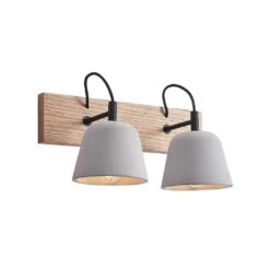 Otavis 2 Wandleuchte Concrete - Lucande