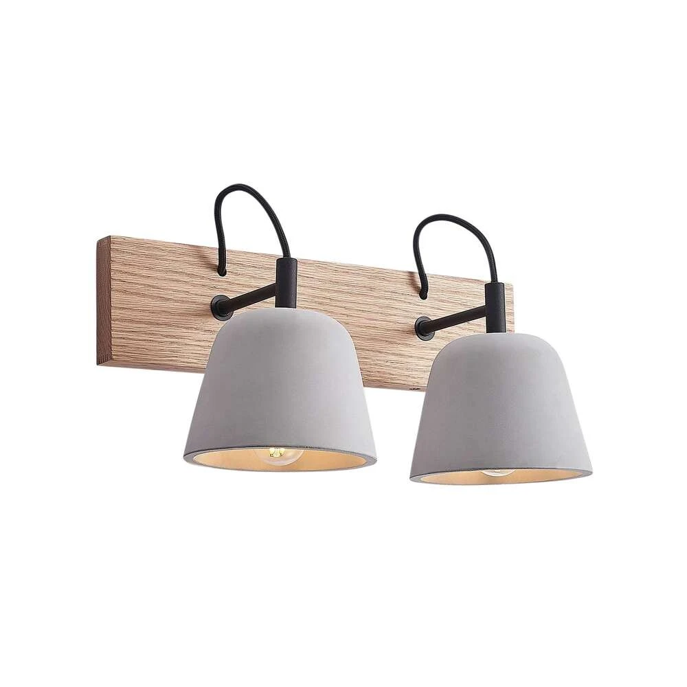 Otavis 2 Wandleuchte Concrete - Lucande 1 Otavis 2 Wandleuchte Concrete - Lucande