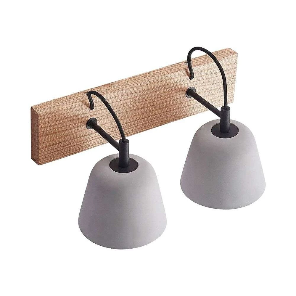Otavis 2 Wandleuchte Concrete - Lucande 2 Otavis 2 Wandleuchte Concrete - Lucande – Bild 2