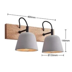 Otavis 2 Wandleuchte Concrete - Lucande 10 Otavis 2 Wandleuchte Concrete - Lucande -Lucande 4251911729122 3