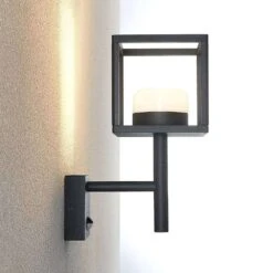 Timio Up Außen Wandleuchte W/Sensor Dark Grey - Lucande -Lucande 4251911735826 5