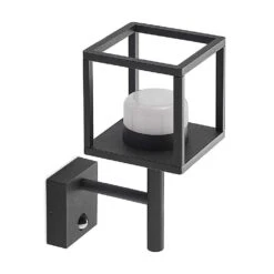 Timio Up Außen Wandleuchte W/Sensor Dark Grey - Lucande -Lucande 4251911735826 9