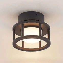 Berenike Außen Deckenleuchte Dark Grey - Lucande -Lucande 4251911741605 4