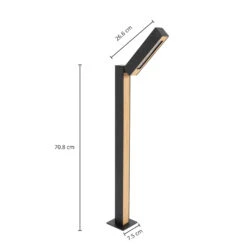 Lucande Taskalin LED-Wegeleuchte, 1-flammig, 70 Cm -Lucande 5257017 3
