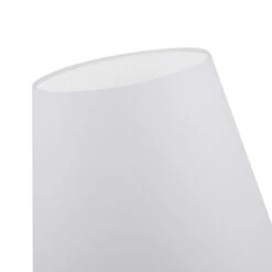 Lucande Elif Tischlampe Weiß, Konisch Eiche Dunkel -Lucande 6722605 5