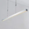 Lucande LED-Balkenpendelleuchte Merrit Mit Touchdimmer Alu