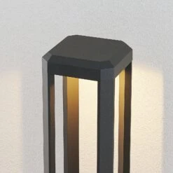 Lucande LED-Sockelleuchte Fery In Anthrazit, 50 Cm -Lucande 8032191 5