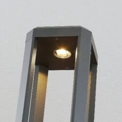 Lucande LED-Sockelleuchte Fery In Anthrazit, 50 Cm -Lucande 8032191 6