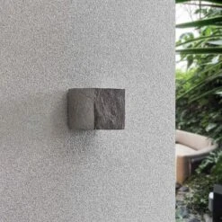 Lucande LED-Außenwandleuchte Naja, Schieferoptik 13 Lucande LED-Außenwandleuchte Naja, Schieferoptik -Lucande 9613095 4