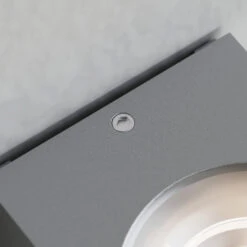 Lucande Silberne Außenwandleuchte Tavi M. Bridgelux LED -Lucande 9616013 8