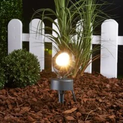 Lucande LED-Außenstrahler Gavin In Grafitgrau, 1 X 7 W -Lucande 9616018 2