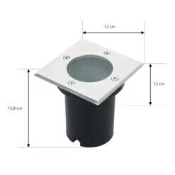 Lucande Bodeneinbauleuchte Ava IP67, GU10 -Lucande 9616027 4