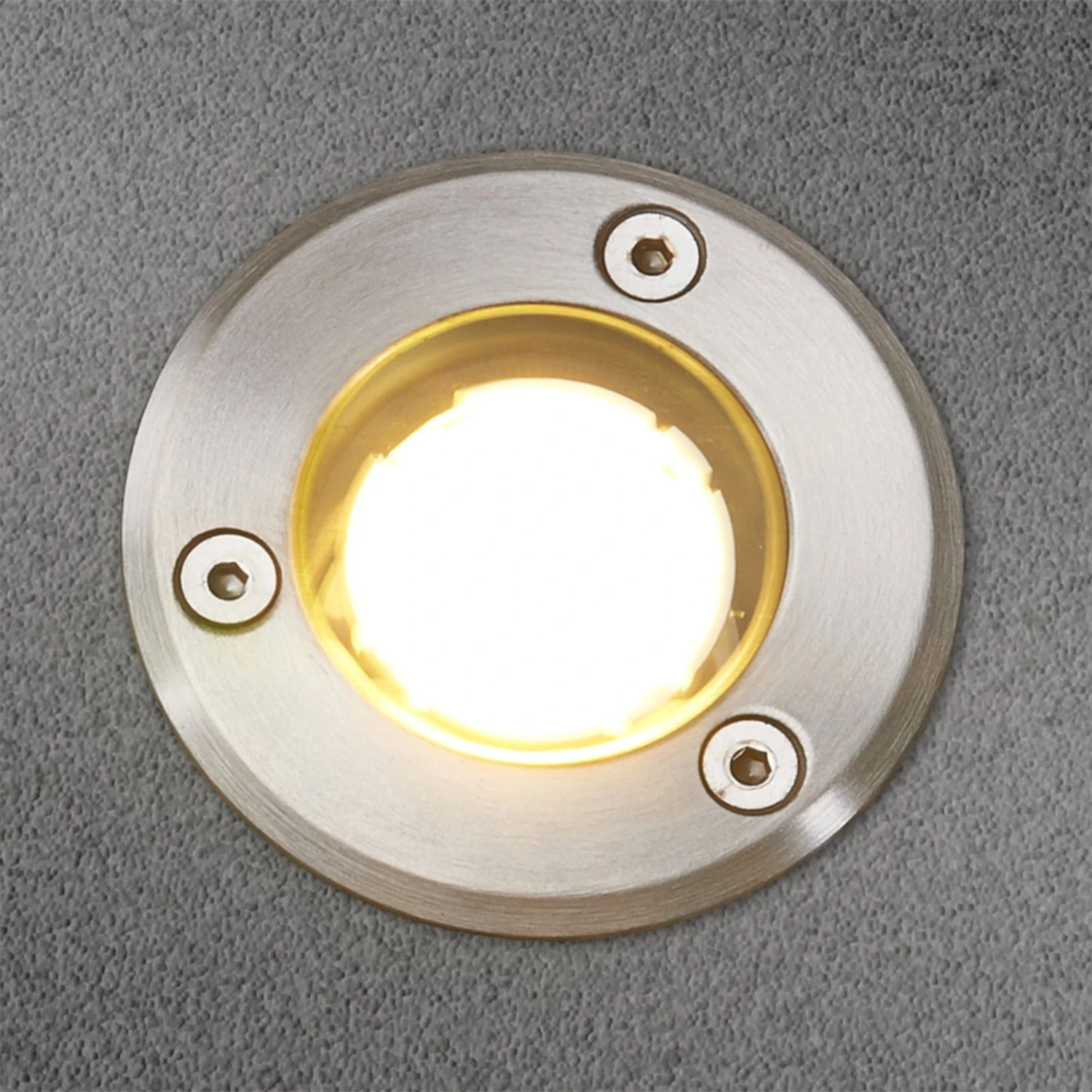 Lucande IP67 LED-Bodeneinbauleuchte Kenan, Edelstahl 2 Lucande IP67 LED-Bodeneinbauleuchte Kenan, Edelstahl – Bild 2