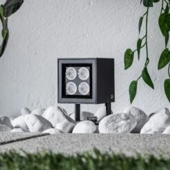 Lucande Erdspießstrahler Charlie Mit LED Für Außen, IP65 -Lucande 9616044 2