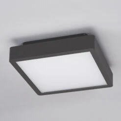 Lucande Eckige LED-Außendeckenleuchte Talea -Lucande 9616049 2