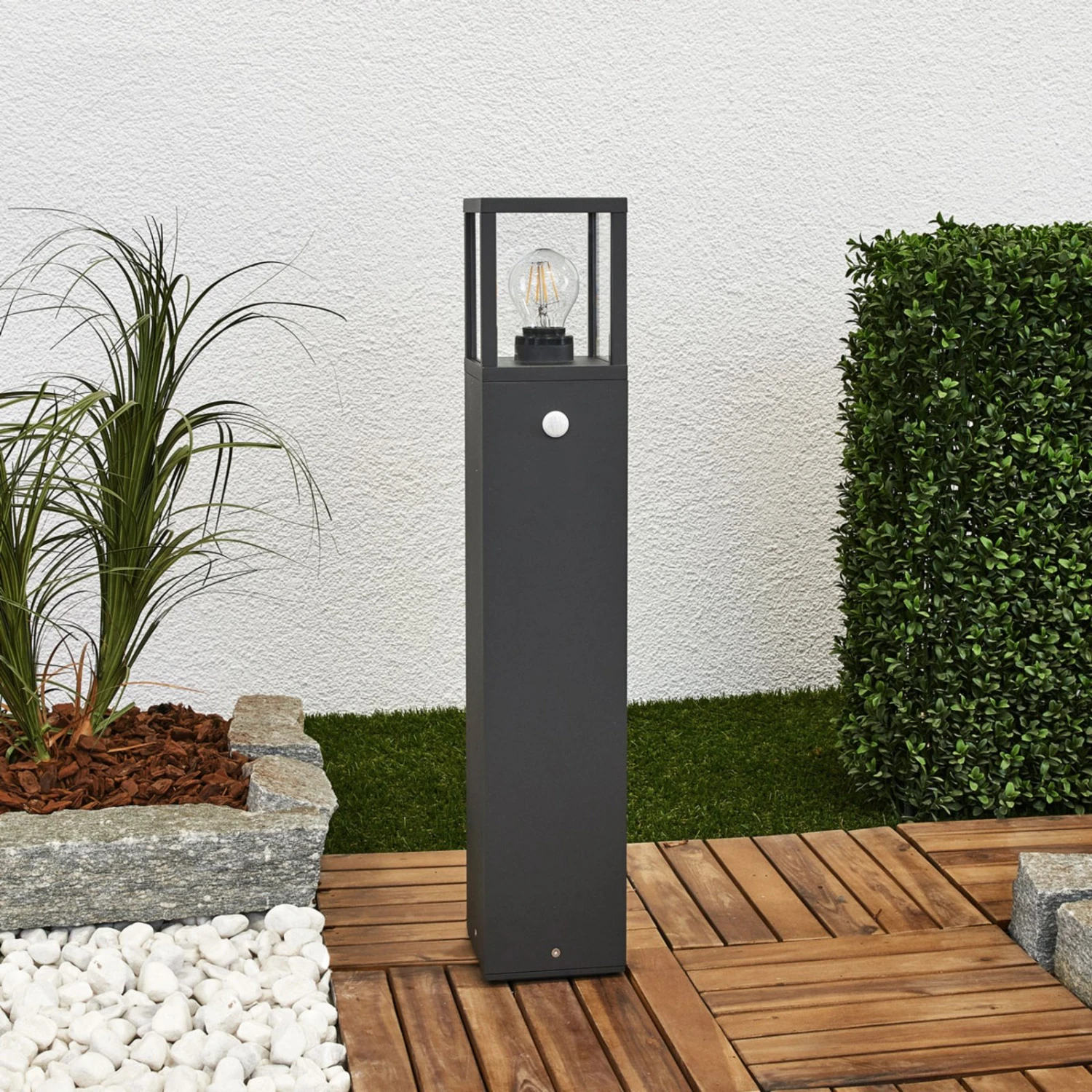 Lucande Wegeleuchte Klemens Mit Bewegungsmelder 65 Cm 2 Lucande Wegeleuchte Klemens Mit Bewegungsmelder 65 Cm – Bild 2