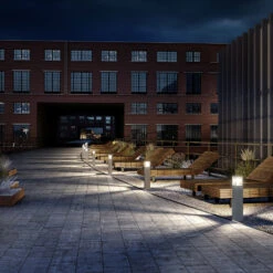 Lucande Wegeleuchte Klemens, Grafitgrau, Höhe 65 Cm -Lucande 9616126 7