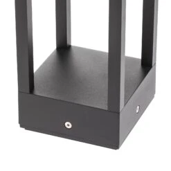 Lucande LED-Sockellampe Carlota, Dunkelgrau, 50 Cm -Lucande 9616149 5