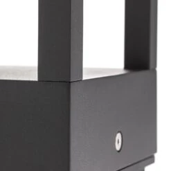 Lucande LED-Wegelampe Carlota, Dunkelgrau, 65 Cm -Lucande 9616150 4