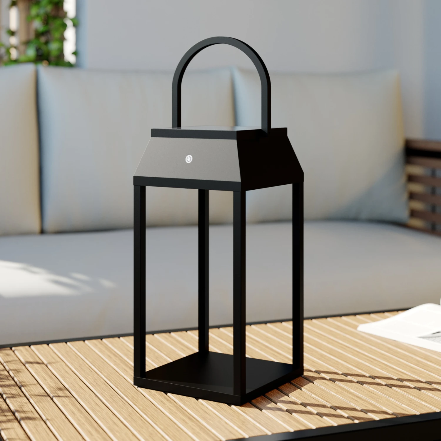 Lucande Maleos LED-Solar-Laterne, Dimmbar 3 Lucande Maleos LED-Solar-Laterne, Dimmbar – Bild 3