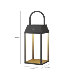 Lucande Maleos LED-Solar-Laterne, Dimmbar 15 Lucande Maleos LED-Solar-Laterne, Dimmbar -Lucande 9616155 6