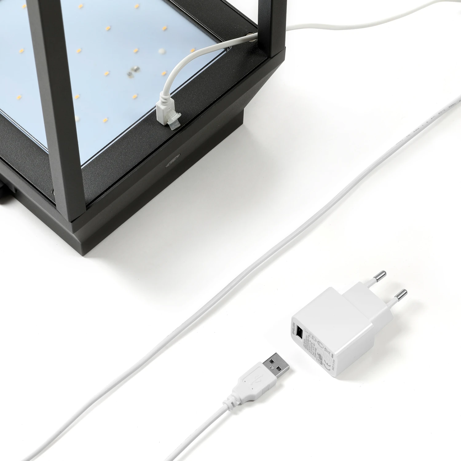 Lucande Maleos LED-Solar-Laterne, Dimmbar 8 Lucande Maleos LED-Solar-Laterne, Dimmbar – Bild 8