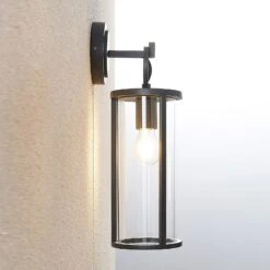 Lucande Emmeline Außenwandleuchte In Laternenform -Lucande 9616162 4