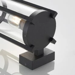 Lucande Brienne Außenwandleuchte, Glasschirm, Rund -Lucande 9616165 6