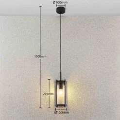 Lucande Brienne Pendelleuchte Für Außenbereich -Lucande 9616167 3